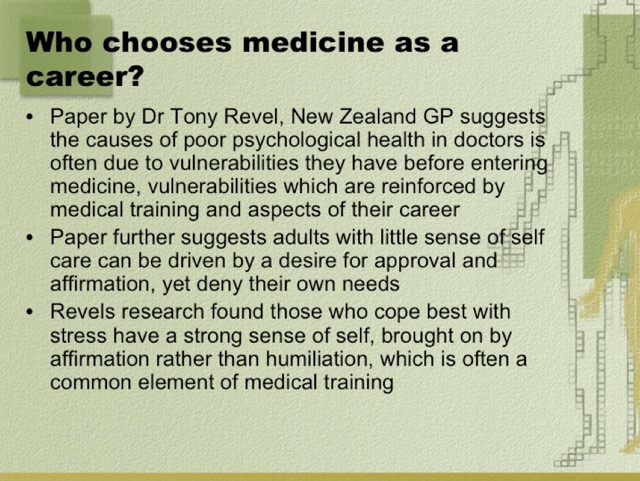 Caring for General Practitioners and their Families 023
